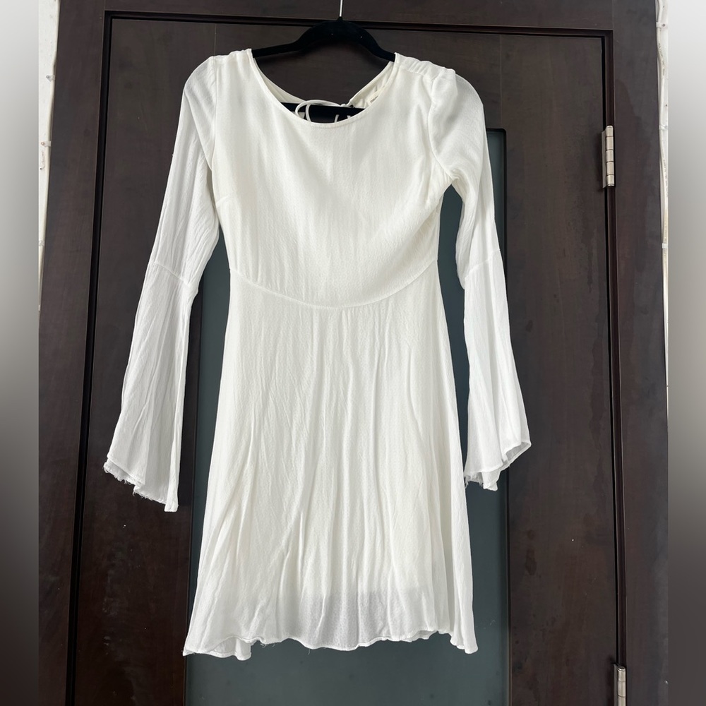 Emory Park White Long Sleeve Dress
